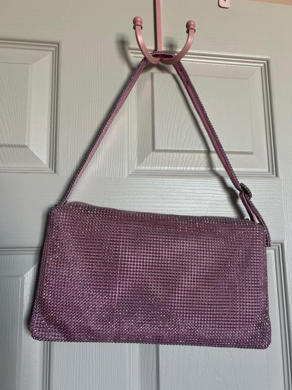 Pink Rhinestone Bag (NWOT) - Picture 7 of 9